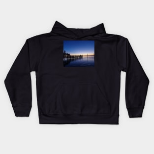 Evening Mood at the Jetty Kids Hoodie